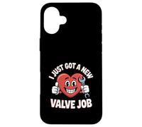 Je Viens d'obtenir Un Nouvel Emploi pour Une Valve, Chirurgie à cœur Ouvert Coque pour iPhone 16 Plus
