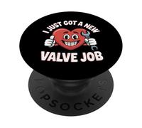 Je Viens d'obtenir Un Nouvel Emploi pour Une Valve, Chirurgie à cœur Ouvert PopSockets PopGrip Adhésif