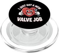 Je Viens d'obtenir Un Nouvel Emploi pour Une Valve, Chirurgie à cœur Ouvert PopSockets PopGrip pour MagSafe