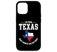 Je viens du Texas, de quel pays venez-vous ? Drapeau du Texas Coque pour iPhone 12/12 Pro