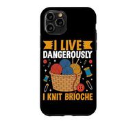 Je vis dangereusement, Je Tricote de la brioche Coque pour iPhone 11 Pro