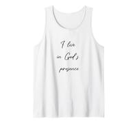 Je vis en présence de Dieu - Proverbes de la Bible chrétienne Débardeur