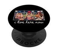 Je vis Ici Maintenant, Filles de Baseball PopSockets PopGrip Adhésif