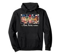 Je vis Ici Maintenant, Filles de Baseball Sweat à Capuche