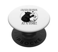 Je vis Mon rêve, Une Mauvaise décision à la Fois (Funny Cute) PopSockets PopGrip Adhésif