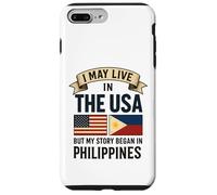 Je vis peut-être aux États-Unis, mais mon histoire a commencé aux Philippines Coque pour iPhone 7 Plus/8 Plus