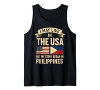 Je vis peut-être aux États-Unis, mais mon histoire a commencé aux Philippines Débardeur