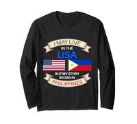 Je vis Peut-être aux États-Unis, mais Mon Histoire a commencé aux Philippines, en philippin Manche Longue