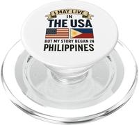 Je vis peut-être aux États-Unis, mais mon histoire a commencé aux Philippines PopSockets PopGrip pour MagSafe