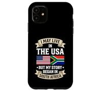 Je vis Peut-être aux États-Unis, mais Mon Histoire a commencé en Afrique du Sud Coque pour iPhone 11