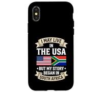 Je vis Peut-être aux États-Unis, mais Mon Histoire a commencé en Afrique du Sud Coque pour iPhone X/XS