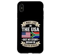 Je vis Peut-être aux États-Unis, mais Mon Histoire a commencé en Afrique du Sud Coque pour iPhone XS Max