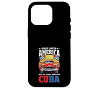 Je vis Peut-être en Amérique, mais Mon Histoire a commencé à Cuba Coque pour iPhone 16 Pro