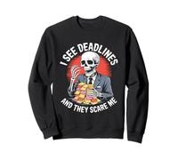Je vois des délais et ils me font peur Halloween Sweatshirt