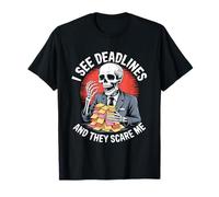 Je vois des délais et ils me font peur Halloween T-Shirt