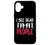 Je Vois des Morts, Un Truc ou Une friandise drôle pour Halloween Coque pour iPhone 16 Plus