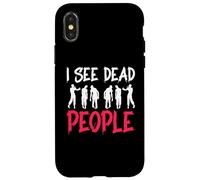 Je Vois des Morts, Un Truc ou Une friandise drôle pour Halloween Coque pour iPhone X/XS