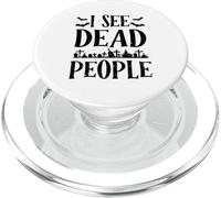 Je Vois des Morts, Un Truc ou Une friandise drôle pour Halloween PopSockets PopGrip pour MagSafe