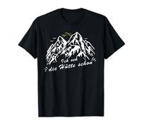 Je vois la cabane déjà en randonnée, randonnée en montagne, refuge de montagne des Alpes T-Shirt