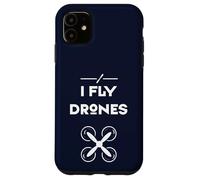Je Vole des Drones quadricoptère Objet vol Pilote Coque pour iPhone 11