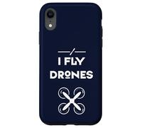 Je Vole des Drones quadricoptère Objet vol Pilote Coque pour iPhone XR