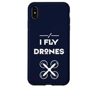 Je Vole des Drones quadricoptère Objet vol Pilote Coque pour iPhone XS Max
