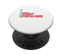 Je vote Nouveau Front Populaire LFI Les Verts Communistes PopSockets PopGrip Adhésif