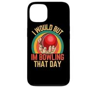 Je Voudrais mais Je Joue au Bowling ce Jour-là, l'humour de Cricket Adore Jouer au Bowling Coque pour iPhone 13