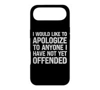 Je Voudrais m'excuser auprès de Tous Ceux Que Je n'ai Pas Encore offensés Coque pour iPhone Air