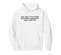 Je voulais discuter avec des Hommes : Funny Unhinged Gen Z Meme Bold Sweat à Capuche
