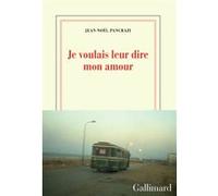 Jean-Noël Pancrazi – Je voulais leur dire mon amour – Gallimard
