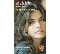 Je voulais te dire ...