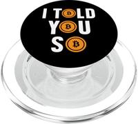 Je Vous AI Dit Bitcoin BTC HODL Crypto-Monnaie Cadeau PopSockets PopGrip pour MagSafe