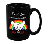 Je Vous Aime Lgbt Mug Unique Tasse À Thé Céramique Tasse À Café Idée Cadeau Pour Collègue Bureau Pâques 330Ml