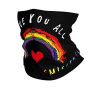 Je Vous Aime Tous. Fin du Cours. Unisexe Écharpe Tube Thermique Tour De Cou Respirant Cache Cou pour Marche Golf Course À Pied