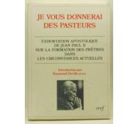 JE VOUS DONNERAI DES PASTEURS