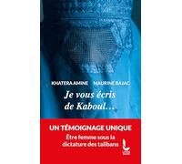 Je Vous Écris De Kaboul