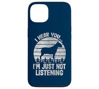 Je Vous entends, Je n'écoute Tout Simplement Pas Funny Bullterrier Coque pour iPhone 13