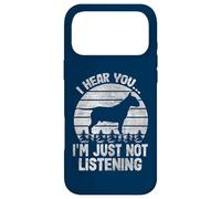 Je Vous entends, Je n'écoute Tout Simplement Pas Funny Bullterrier Coque pour iPhone 17 Pro Max