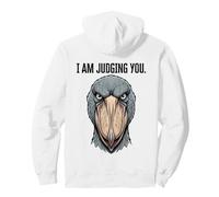 Je Vous Juge Shoebill Stork Stare Funny Bird Meme Sweat à Capuche