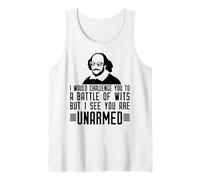 Je Vous METTRAIS AU DÉFI DE Faire Face À Un MÈME DE Shakespeare DÉSARMÉ Débardeur
