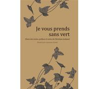 Je vous prends sans vert - Christian Jouhaud - Pu.paris Nanterre - broché - Théâtre