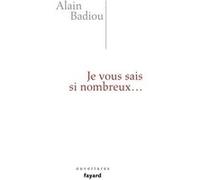 Je vous sais si nombreux