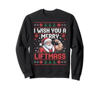 Je Vous Souhaite Un Joyeux Liftmas, Une séance d'entraînement de Noël Amusante Sweatshirt