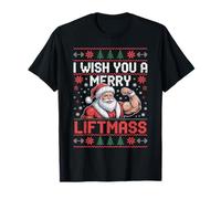 Je Vous Souhaite Un Joyeux Liftmas, Une séance d'entraînement de Noël Amusante T-Shirt