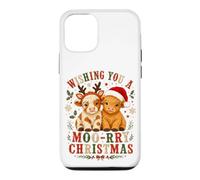 Je Vous Souhaite Un Noël maussade, de Jolies Vaches des Coque pour iPhone 12/12 Pro