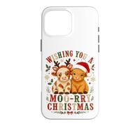 Je Vous Souhaite Un Noël maussade, de Jolies Vaches des Coque pour iPhone 16 Pro Max