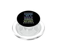 Je Vous Souhaite Un Solstice d'hiver Magique PopSockets PopGrip pour MagSafe