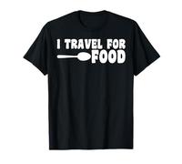 Je Voyage pour la Nourriture T-Shirt