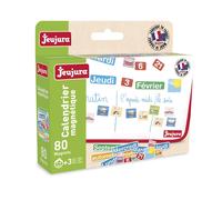 JEUJURA Magnets pour tableau Calendrier - Coffret De 80 Caracteres bleu TU